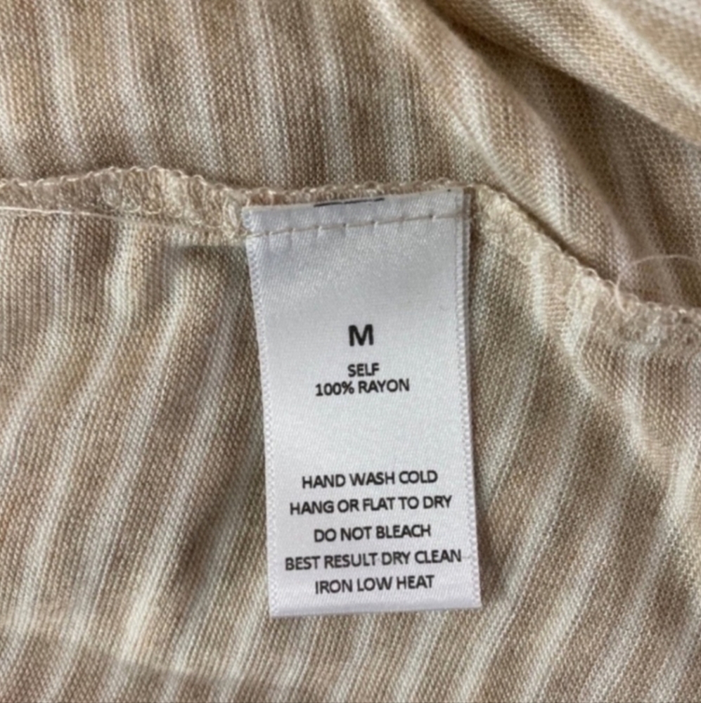 NWT Sage The Label Striped Keyhole Tunic Tank Size Medium - Picture 6 of 7